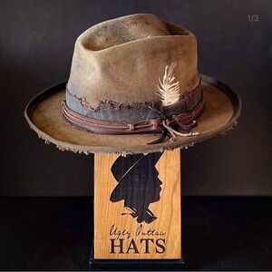 Custom Ugly Outlaw “Rude Civilian” Western Hat